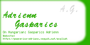 adrienn gasparics business card